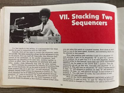 Arp-Sequencer Owner's Manual